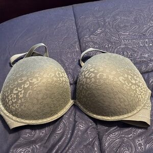 Victoria's Secret Olive Patterned Bra